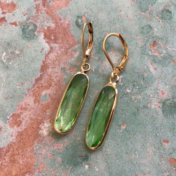 Handcrafted Jewelry - Sundance Charm Earrings Peridot Quartz sale